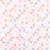 Tissu Coton Imprimé Frou-Frou Lisbonne beige, rose et bleu sur fond Blanc