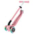 Trottinette Go Up Active Lights 360° pastel rose - Globber - Violet