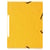 Chemise à élastiques 3 rabats carte marbrée recyclée 355g/m2 - A4 - Jaune - x 50 - Exacompta