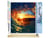 Peinture par Numéro Figured'Art - Vague et coucher de soleil - Kit de Loisir Créatif DIY Numéro d'Art Complet - 40x50cm toile roulée + châssis en bois à monter