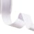 Elastique gros grain pré plié 30mm blanc au mètre