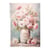 1 feuille de papier de riz 22.5 x 32 cm découpage collage Paper Designs BOUQUET DE FLEUR ROSE 0424