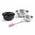 Set de 4 ustensiles de pâtisserie moule à gâteaux 2 bols et spatule Black mettallic Black mettallic Zenker  Black mettallic