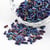Lot de 500 Perles de rocaille tube bleu violet vert 5 mm diamètre 1,8 mm - création bijoux