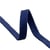 Bobine 20m tresse tubulaire plate coton 15mm bleu marine