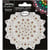 Pochoir - Pour dot painting - Mandala - 10cm - Forme en bois + support - Aladine