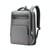 Sac À Dos Ordinateur Étanche Extensible Avec Port USB 15.6 Pouces Gris foncé YONIS