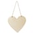 Coeur à suspendre et à décorer en bois 20 x 20 cm