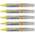Lot de 5 marqueurs tableaux blancs - PENTEL - MAXIFLO - Pointe conique 4,0 mm - Jaune