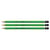 Crayon graphite BIC Critérium 550 - Mine HB - Hexagonal - Bois - Lot de 3