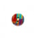Carte de 3 boutons classique multicolore 13mm - Distrifil Multicolore