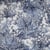 Tissu Toile Savoie enduit bleu indigo Calédonie sur fond Blanc - Au mètre