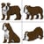 Chien Bulldog Anglais (4 en 1) marron Taille standard | JEKCA | 14 ans et +