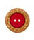 Bouton manteau à rebord doré 2 trous 23 à 28mm - Prym 23 Rouge fonce