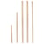 Baguette en bois naturel Ø 15mm 5 pièces