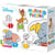4 puzzles progressifs disney - bambi - 101 dalmatiens - dumbo 3 - 6 - 9 -12 pieces - clementoni - 20806