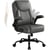 Fauteuil de bureau ergonomique - GTPLAYER - PU gris accoudoirs relevables