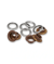 Boîtes de 15 Œillets avec Rondelles 14 mm - Prym Brun Foncé