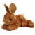 Peluche AURORA - Lapin - 20 cm - Marron