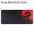 Tapis De Souris Antidérapant Bleu Grande Taille Durable Pour Jeux 90x40cm Rouge YONIS
