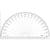Graphoplex - Rapporteur 1/2 cercle grades Ø 25 cm
