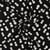Tissu Viscose Chally Pois blancs sur fond Noir