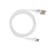 LinQ Câble USB vers USB-C 15W Charge et Transfert Nylon Tressé 1m Blanc