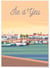Affiche Île d'Yeu - Port Joinville | A3 : 29,7x42cm