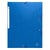 Chemises à élastiques carte lustrée 3 rabats monobloc - Bleu - x 50 - Exacompta