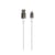 Greene Câble de charge USB vers Lightning MFi tressé long 1.2m et 2.5m Blanc