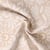 Tissu Jacquard Sunli motif floral Blanc sur fond Beige clair
