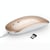 Souris Bluetooth Sans Fil Rechargeable Ultra Fine et Silencieuse Or Or YONIS