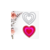 Dies 3 coeurs ornés