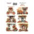Planche de stickers couleur embelissement Fabrika Decoru BRIGHT AUTUMN 371