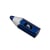Lot de 6 boutons en forme de crayon de couleur Marine 0,7cm