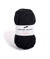 Fil de coton et Acrylique à tricoter ou crocheter SALSA - Cheval Blanc 12 Noir