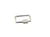 1 Fermoir à visser forme rectangle 20*14mm argent platine et zircons
