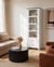 Armoire vitrine MDF Blanc PIMBA - Beliani