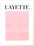 Affiche Rose Layette | A3 : 29,7x42cm