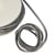 Bobine 25m Cordon carré  4 mm Gris Clair