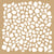 2 pochoirs kraft branches 20x20cm - Artemio