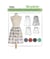 Patron Simplicity 8211 Jupe dame taille n°FR 32-40