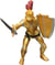 Figurine Chevalier or en armure - Papo