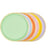 6 Assiettes Mix Bords Dorés Ø23 cm - En carton