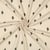 Tissu Jersey Coton côtelé Bio Petits Eclairs Noir & Kaki sur fond Ecru