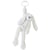 Lapin Richie Ivoire 27 cm à suspendre - Happy Horse