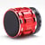 Mini Enceinte Bluetooth Portable Micro Carte SD Fonction Kit Mains Libres Rouge YONIS