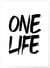 Poster 'One Life' | A3 : 29,7x42cm