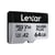 LEXAR Carte microSDXC Silver Plus UHS-1 64Go R205/W100 V30
