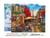 Peinture par Numéro Figured'Art avec Cadre - Terrasse à Paris - Kit de Loisir Créatif DIY Numéro d'Art Complet - 40x50cm toile tendue sur châssis